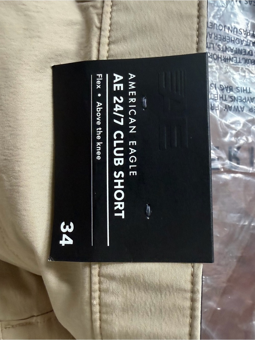 American Eagle Outfitters AE 24/7 Club Short Khaki